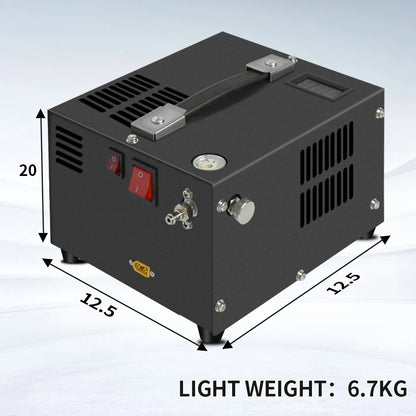 4500 PSI 300 Bar Portable PCP Air Compressor 12V/AC by HitMyNeed