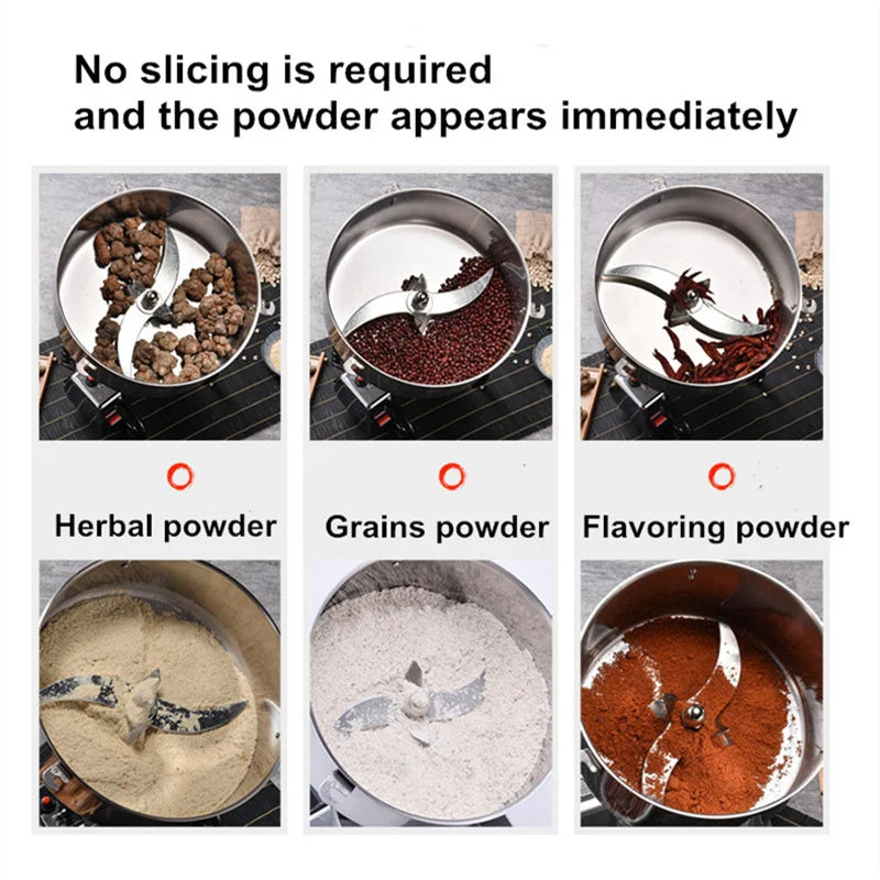 4500g Commercial Grain & Spice Grinder 5000W by HitMyNeed