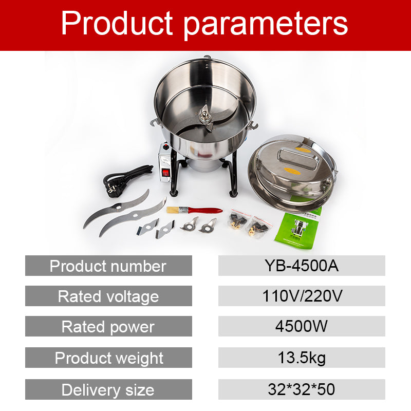 4500g Stainless Steel High-Speed Coffee & Spice Grinder 110v au by HitMyNeed