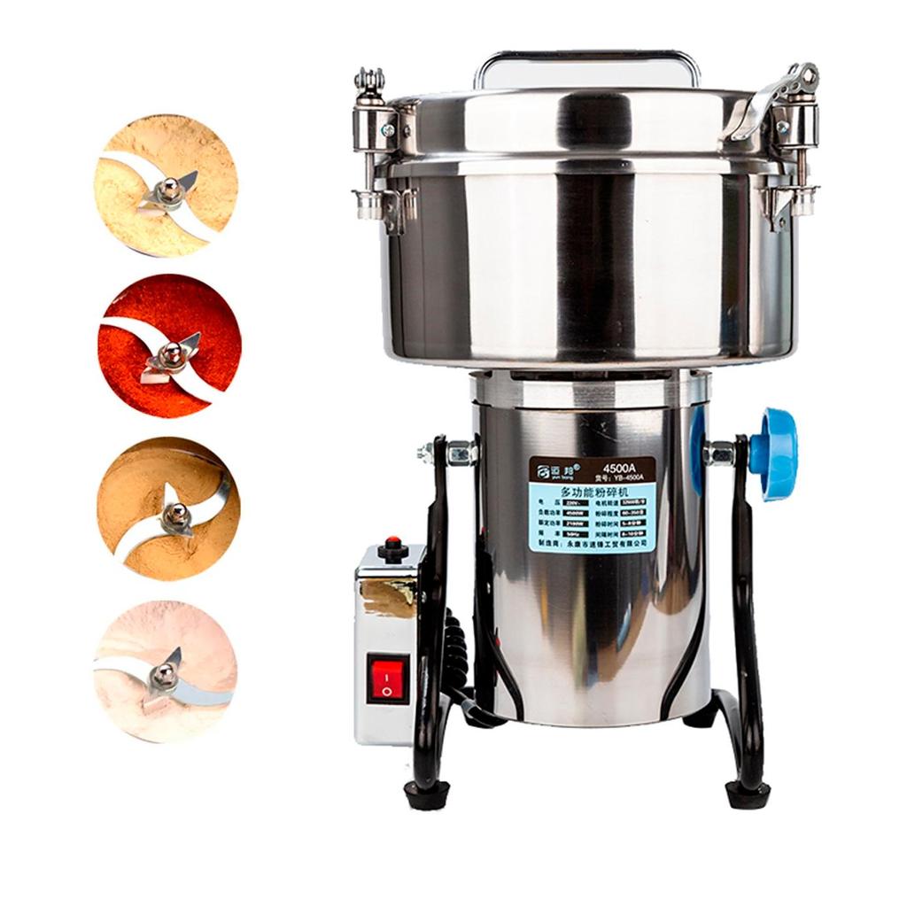 4500g Stainless Steel High-Speed Coffee & Spice Grinder 110v us by HitMyNeed