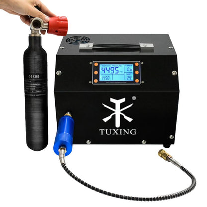 4500Psi 12V PCP Air Compressor with LCD & Auto-Stop by HitMyNeed