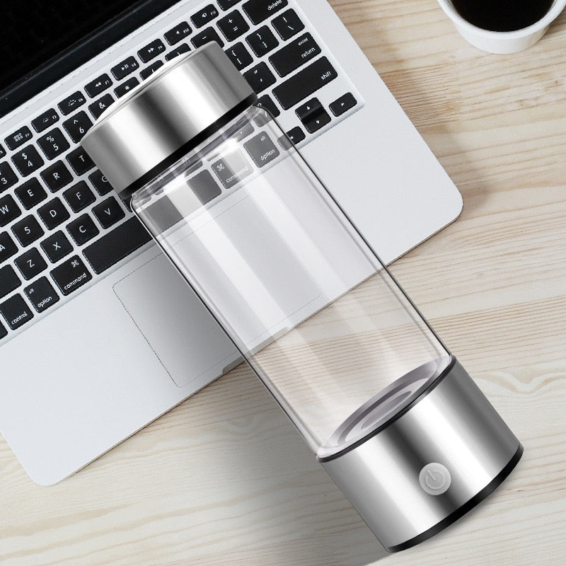 450ml Portable Hydrogen Water Generator, 3-Min Mode by HitMyNeed