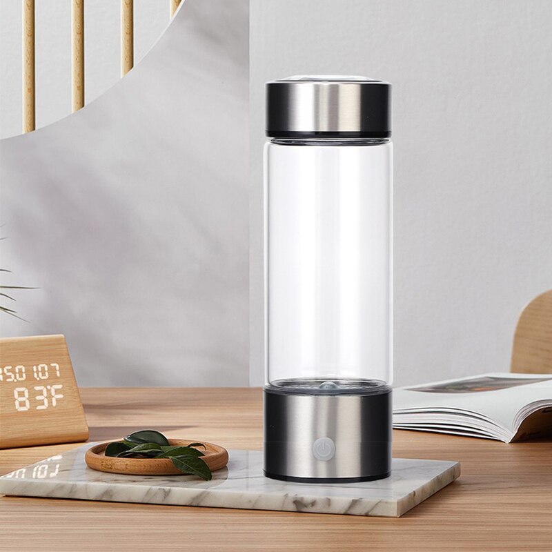 450ml Portable Hydrogen Water Generator, 3-Min Mode by HitMyNeed