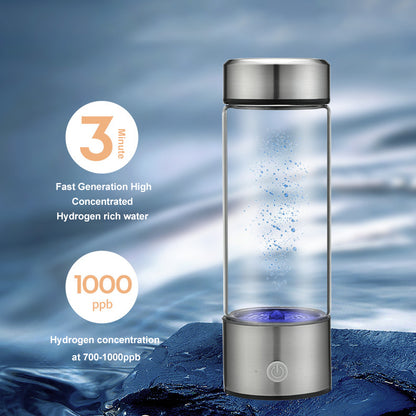 450ml Portable Hydrogen Water Generator Bottle by HitMyNeed