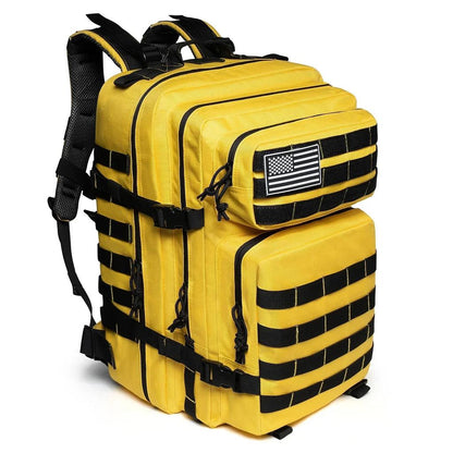 45L Outdoor Tactical Backpack with Molle System yellow by HitMyNeed