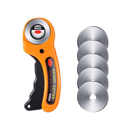 45mm Rotary Cutter Set with Ergonomic Handle by HitMyNeed