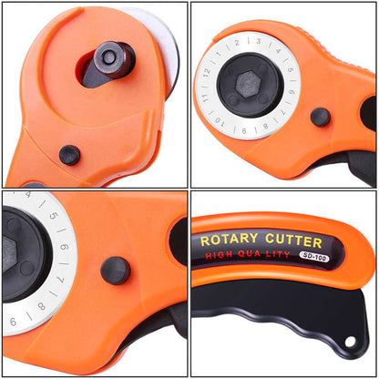 45mm Rotary Cutter Set with Ergonomic Handle by HitMyNeed