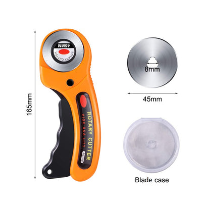 45mm Rotary Cutter Set with Ergonomic Handle by HitMyNeed