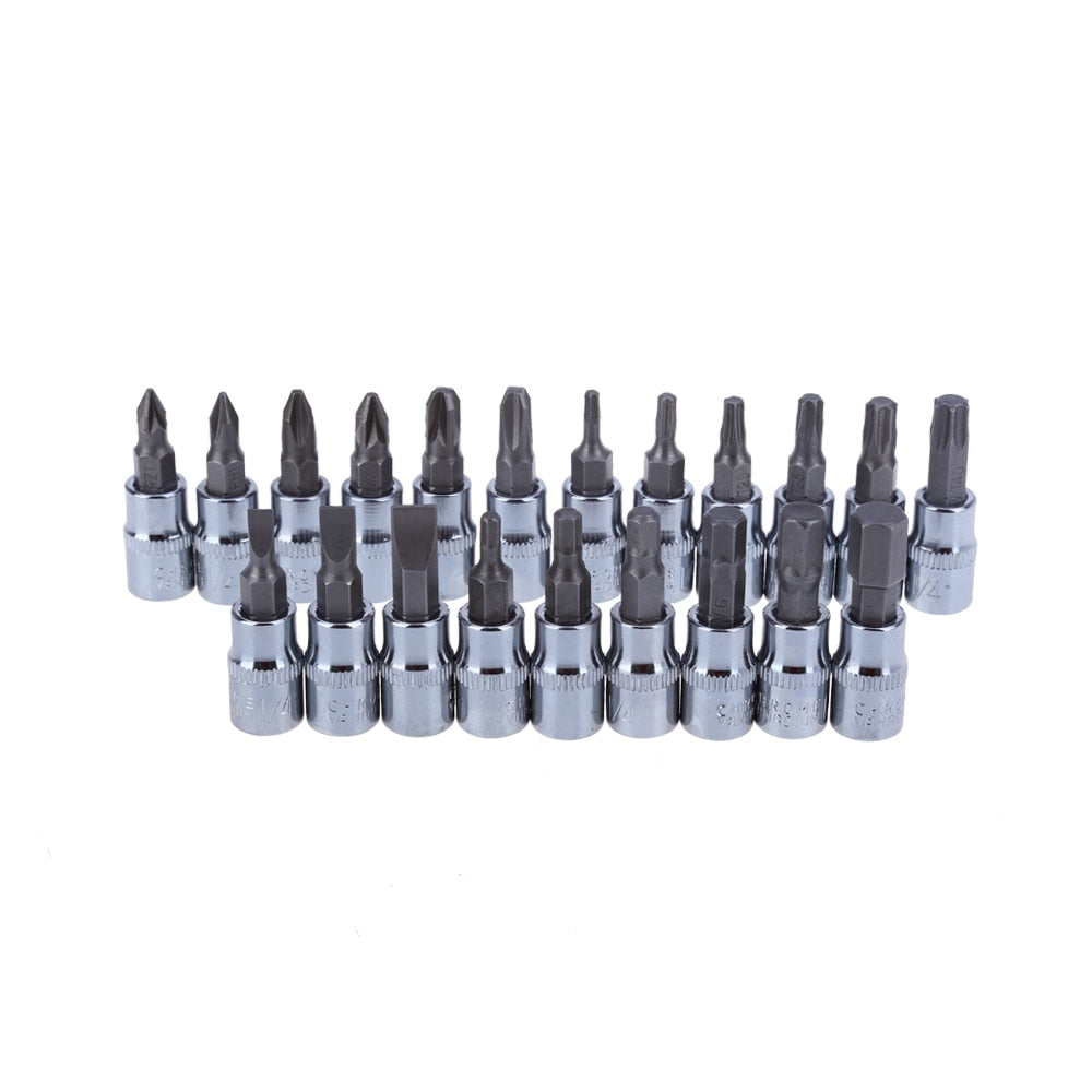 46-Piece 1/4" Drive Socket Wrench Tool Kit by HitMyNeed