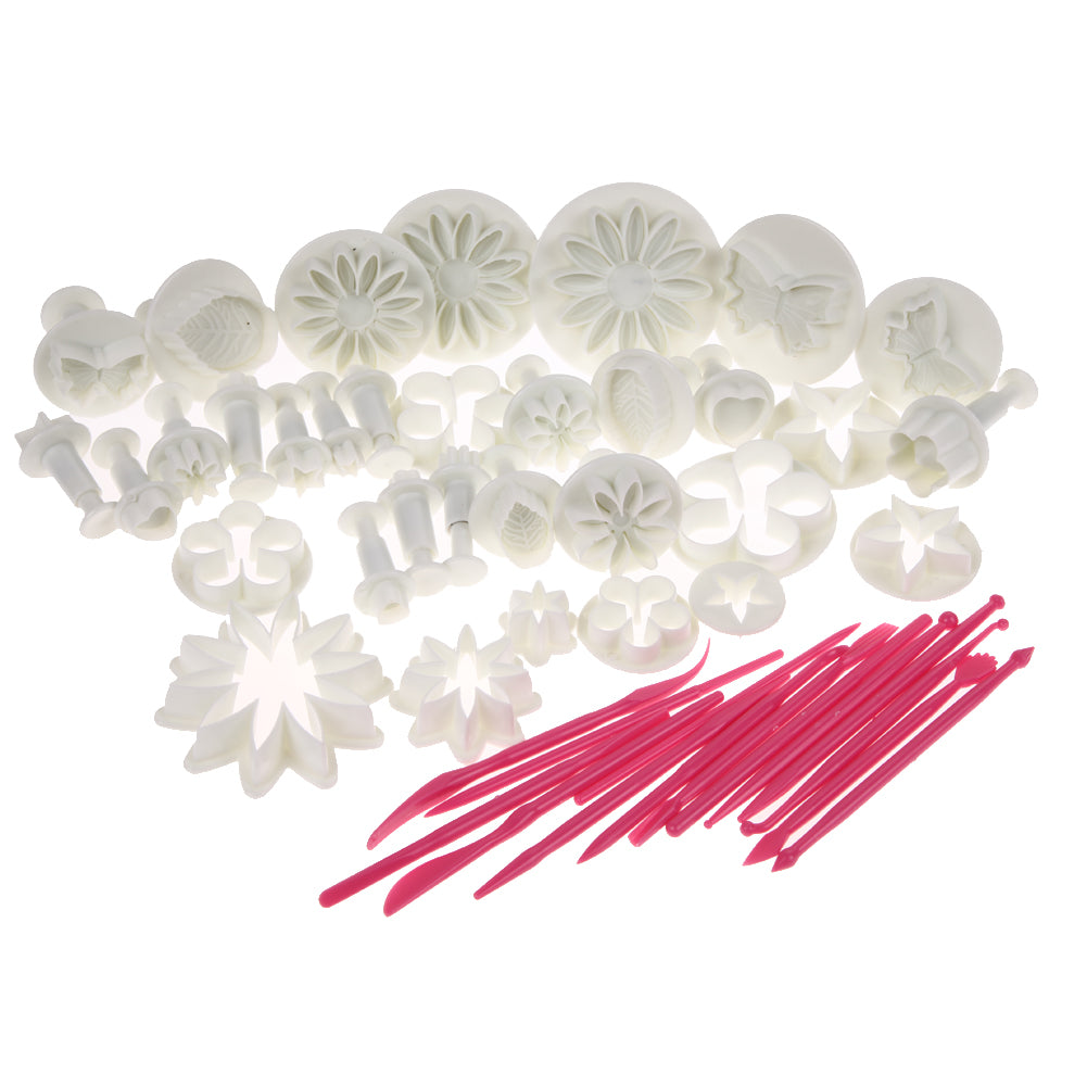 47-Piece Silicone Cake & Cookie Molds Set by HitMyNeed