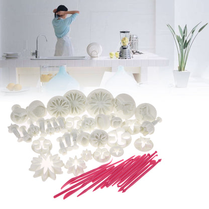 47-Piece Silicone Cake & Cookie Molds Set by HitMyNeed