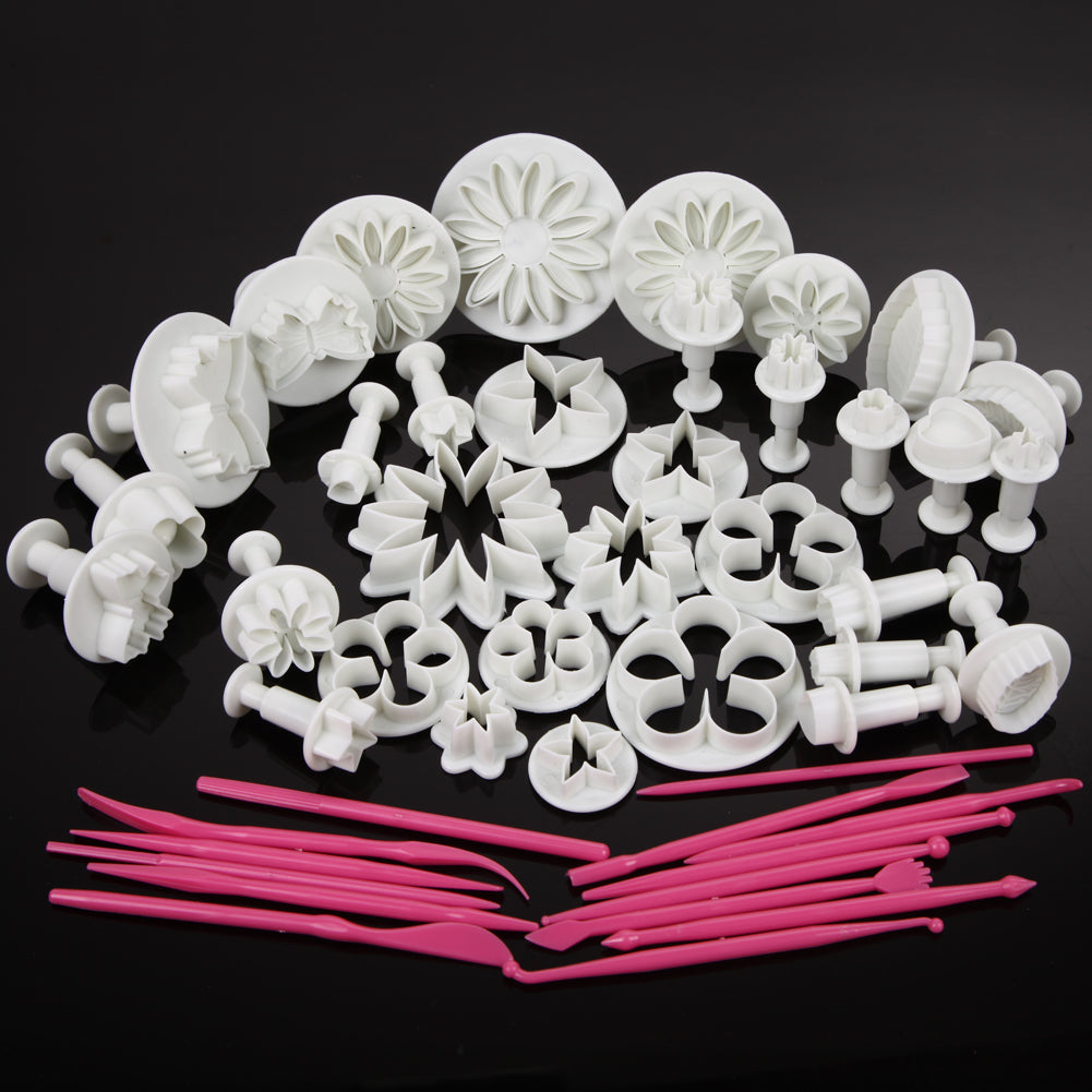 47-Piece Silicone Cake & Cookie Molds Set by HitMyNeed
