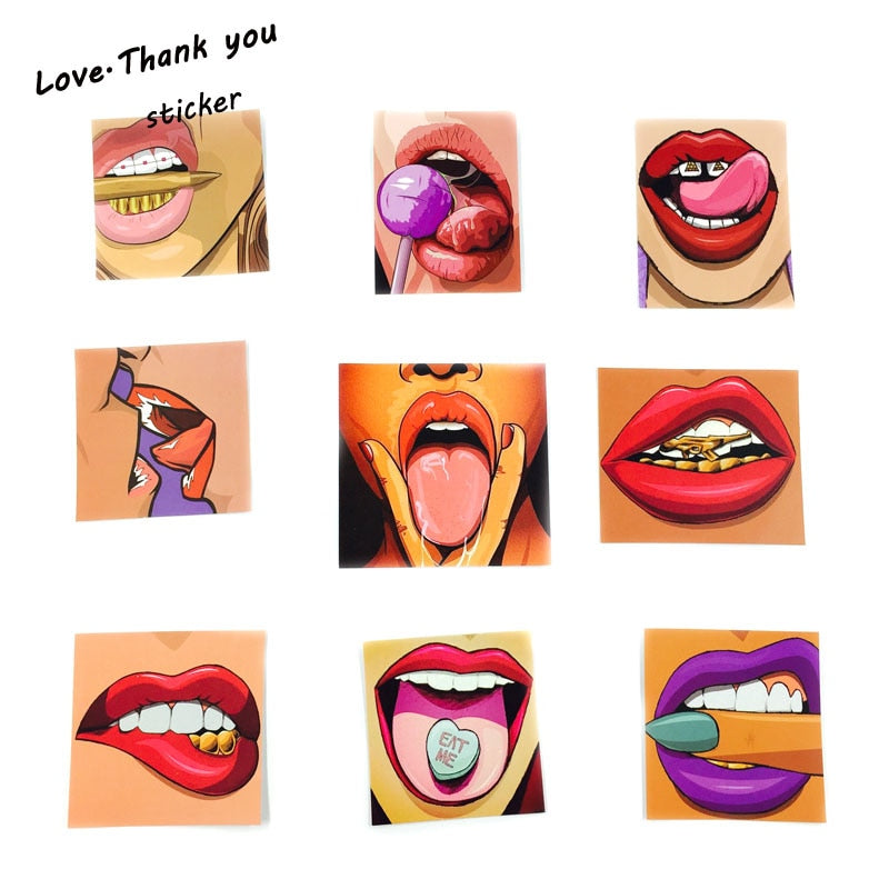 47pcs Adult Vulgar PVC Sticker Pack by HitMyNeed
