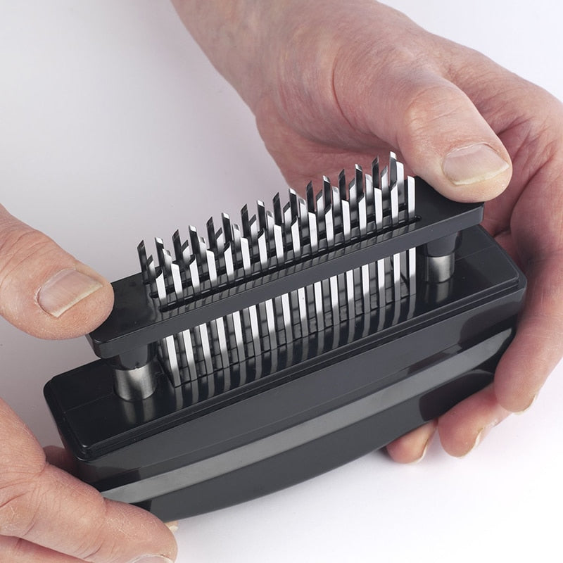 48-Blade Stainless Steel Meat Tenderizer Tool by HitMyNeed