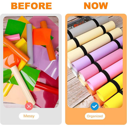 48 Grids Hanging Vinyl Roll Storage Organizer by HitMyNeed