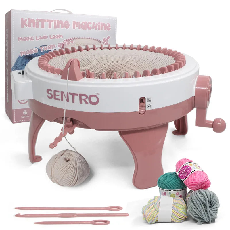 48-Needle Handmade Knitting Machine for Scarves & Hats by HitMyNeed