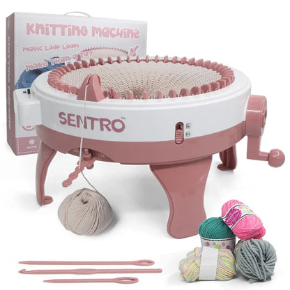 48-Needle Handmade Knitting Machine for Scarves & Hats by HitMyNeed