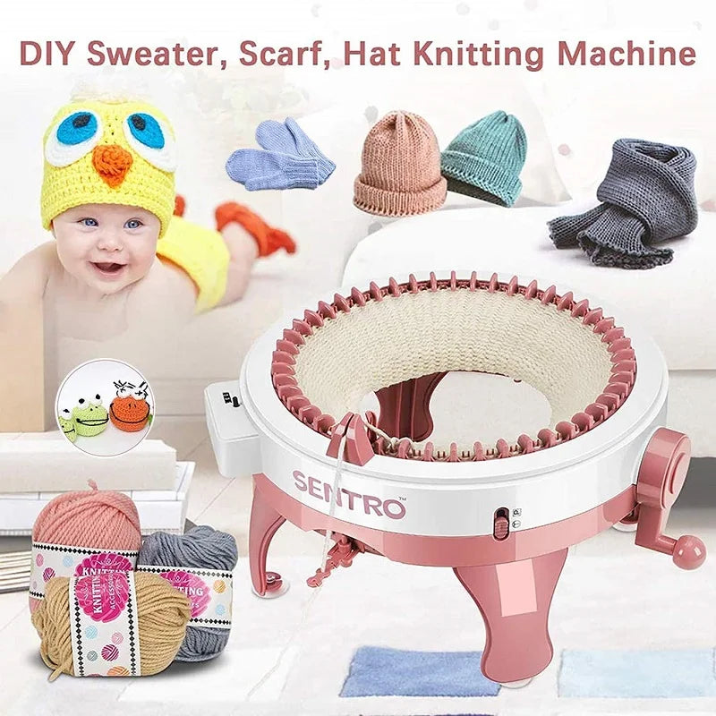 48-Needle Handmade Knitting Machine for Scarves & Hats by HitMyNeed