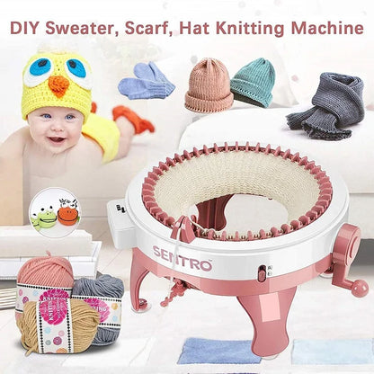 48-Needle Handmade Knitting Machine for Scarves & Hats by HitMyNeed