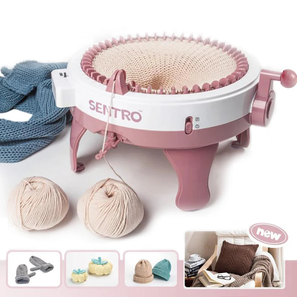 48-Needle Handmade Knitting Machine for Scarves & Hats by HitMyNeed