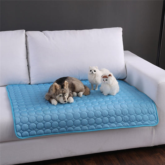 Cooling Pet Mat Summer Sleeping Bed for Dogs & Cats