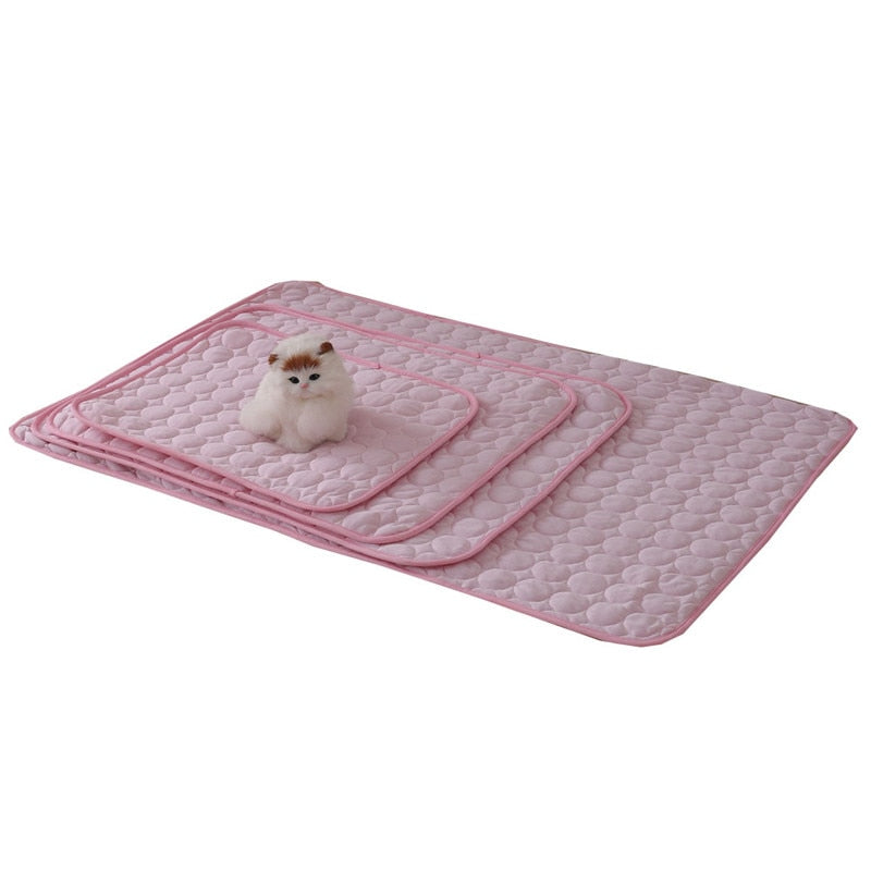 Cooling Pet Mat Summer Sleeping Bed for Dogs & Cats