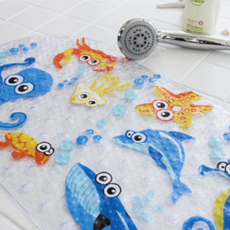 Kids Anti-Slip Bath Mat with Suction Cups