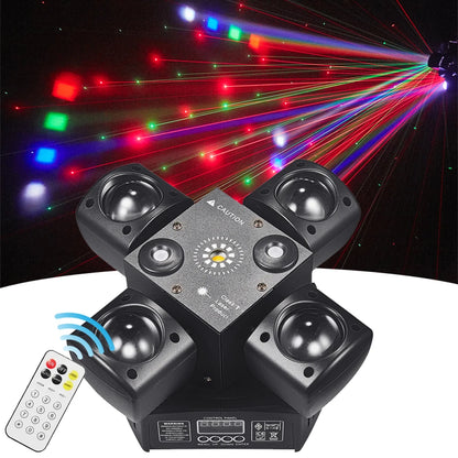 48W LED Moving Head Light with RGBW Beam & Laser by HitMyNeed