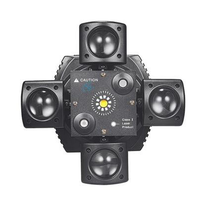 48W LED Moving Head Light with RGBW Beam & Laser by HitMyNeed
