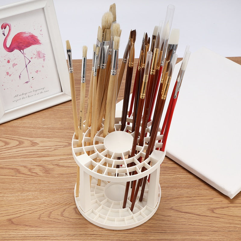 49-Hole Paint Brush Storage and Drying Holder by HitMyNeed