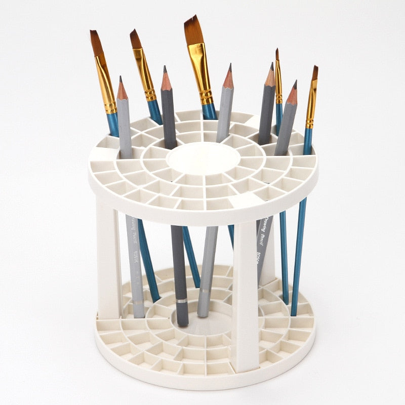 49-Hole Paint Brush Storage and Drying Holder by HitMyNeed