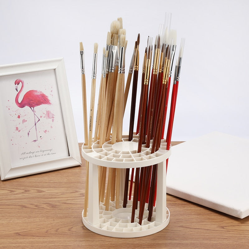 49-Hole Paint Brush Storage and Drying Holder by HitMyNeed