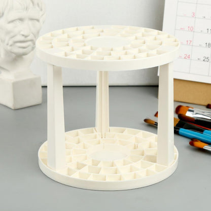 49-Hole Round Paintbrush Organizer Stand by HitMyNeed