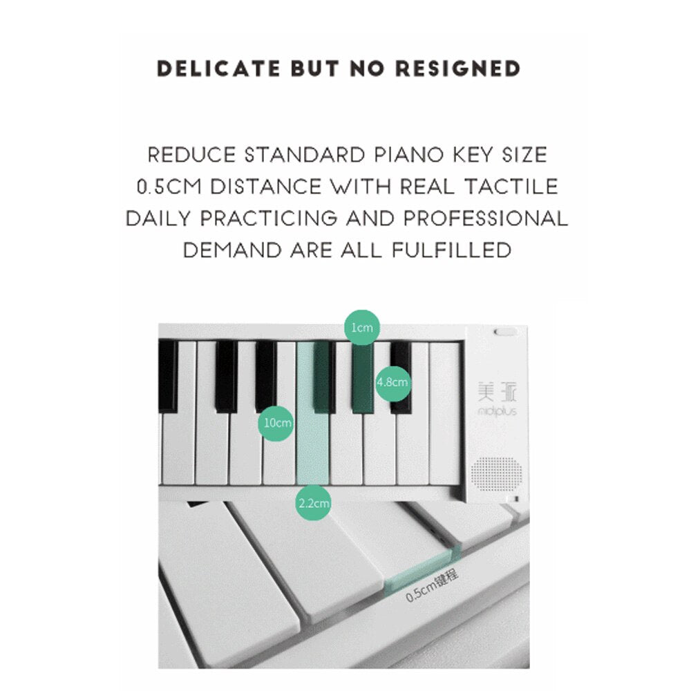 49-Key Foldable Piano Keyboard with Speakers by HitMyNeed
