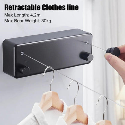 4.2m Double-Layer Retractable Clothesline Rack by HitMyNeed