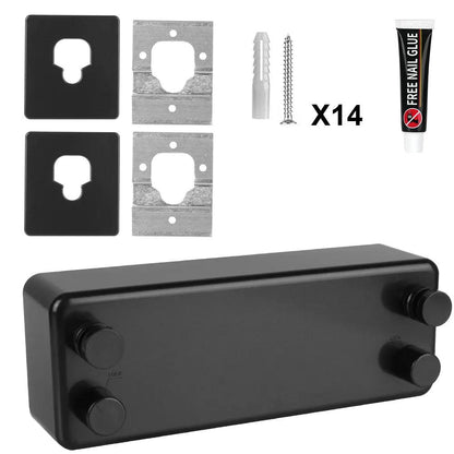 4.2m Double-Layer Retractable Clothesline Rack black by HitMyNeed