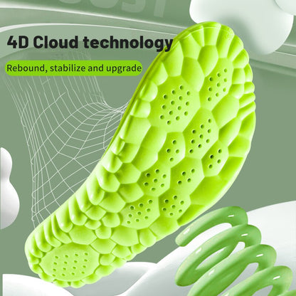 4D Sport Insoles with Soft Cushioning & Arch Support by HitMyNeed