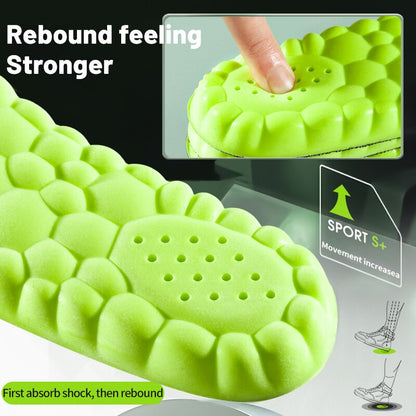 4D Sport Insoles with Soft Cushioning & Arch Support by HitMyNeed
