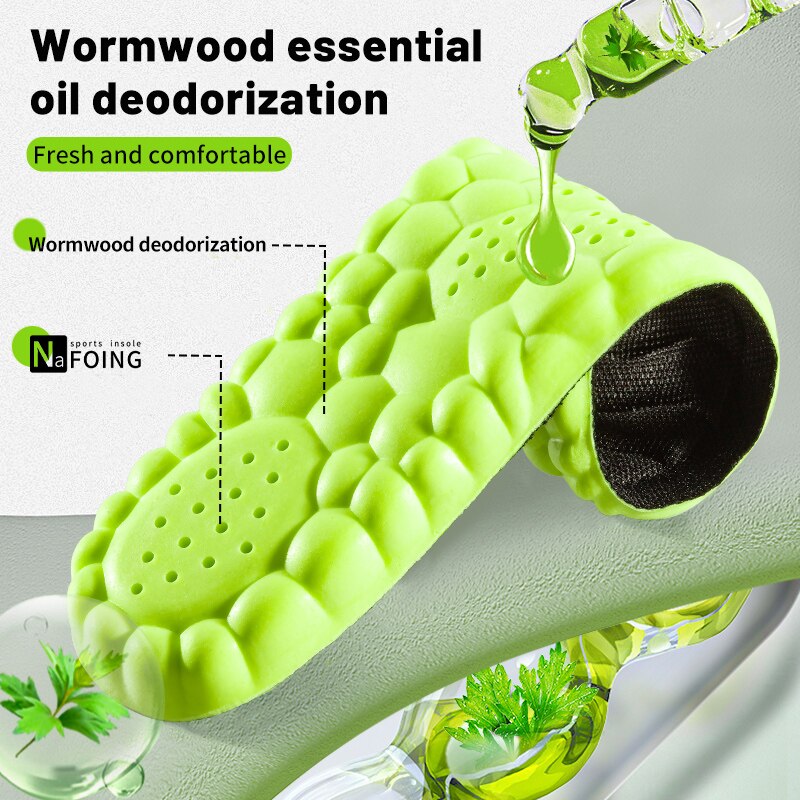4D Sport Insoles with Soft Cushioning & Arch Support by HitMyNeed