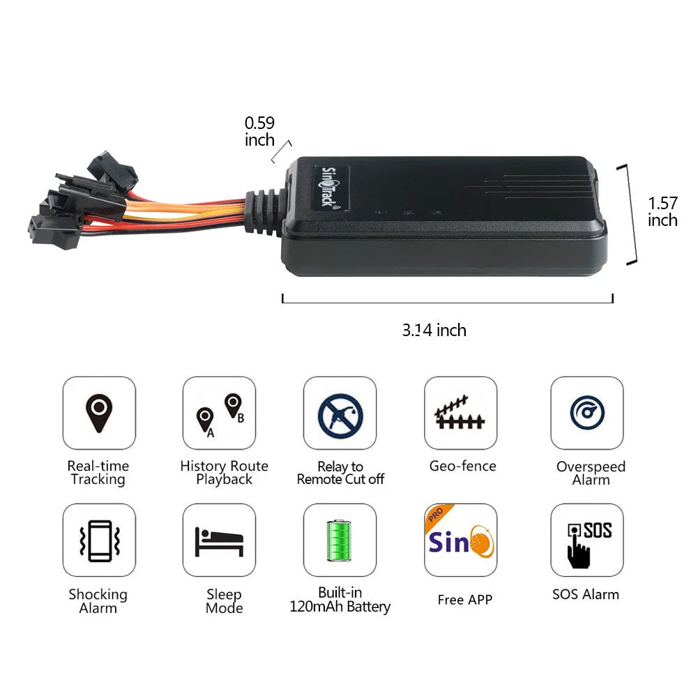4G GPS Vehicle Tracker ST-906L with Remote Engine Cut Off by HitMyNeed
