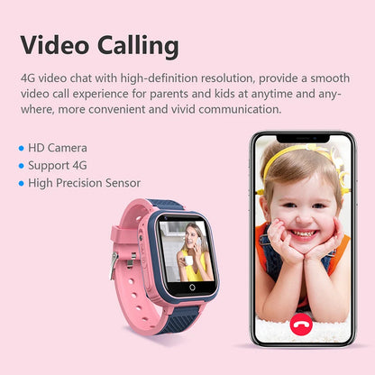 4G Kids Smartwatch with GPS, WiFi & Video Calling by HitMyNeed