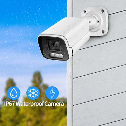 4K 8MP PoE Security Camera System with Audio & AI by HitMyNeed