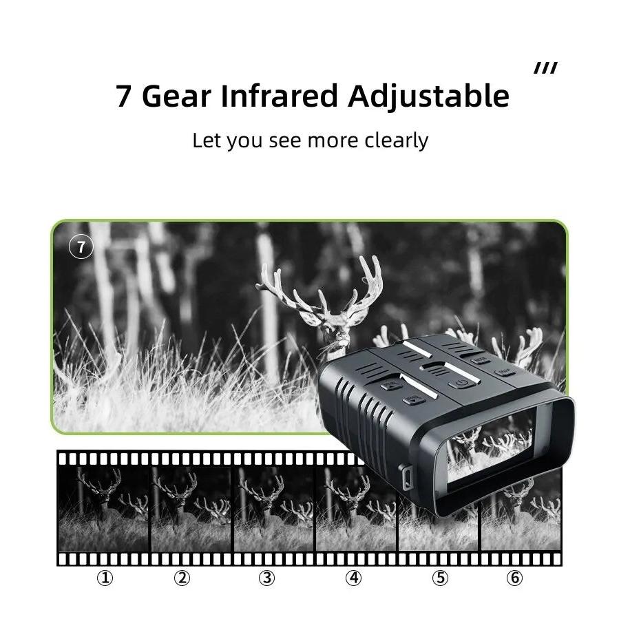 4K Night Vision Binoculars with WiFi & Video Record by HitMyNeed