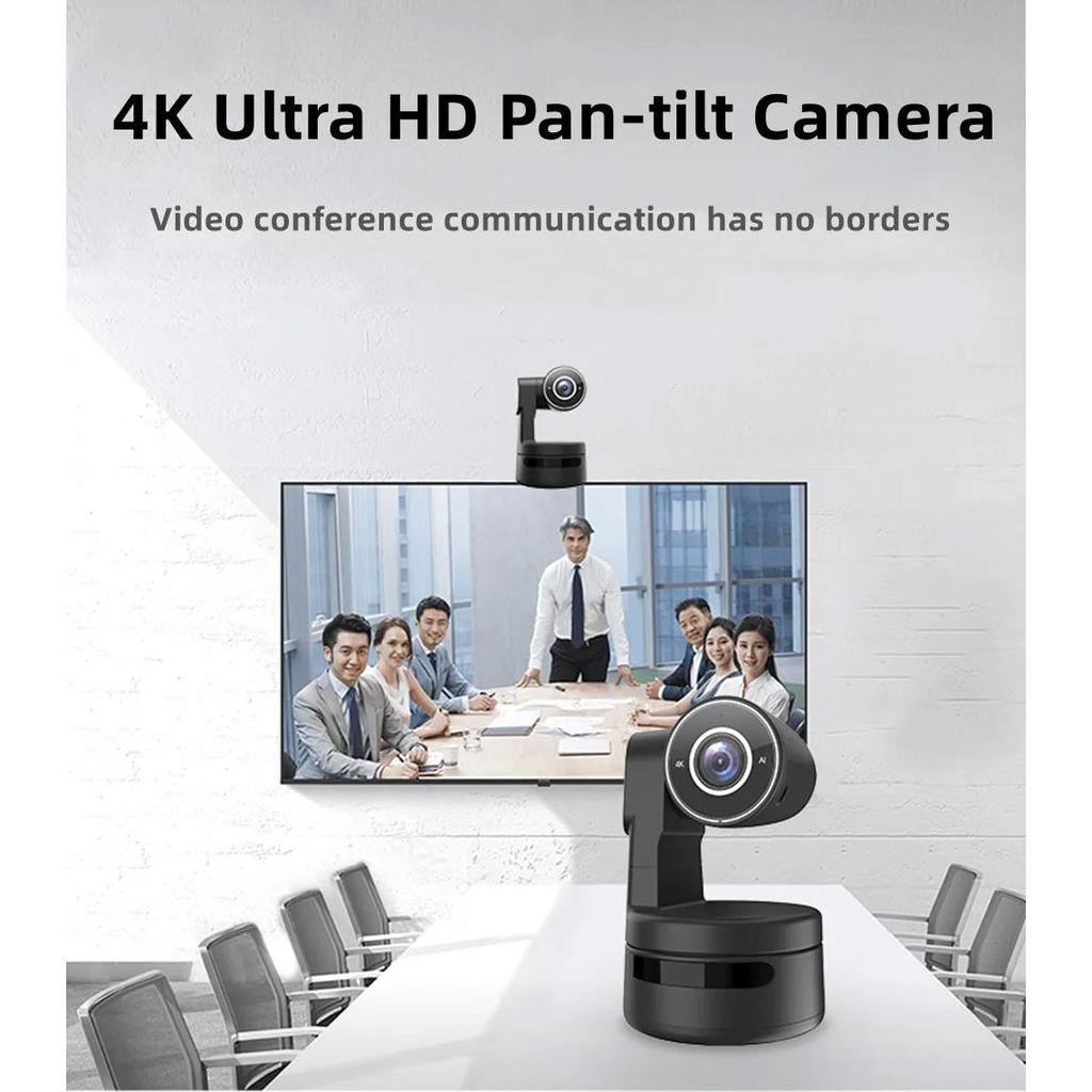 4K PTZ Webcam with AI Tracking and Dual Mics by HitMyNeed