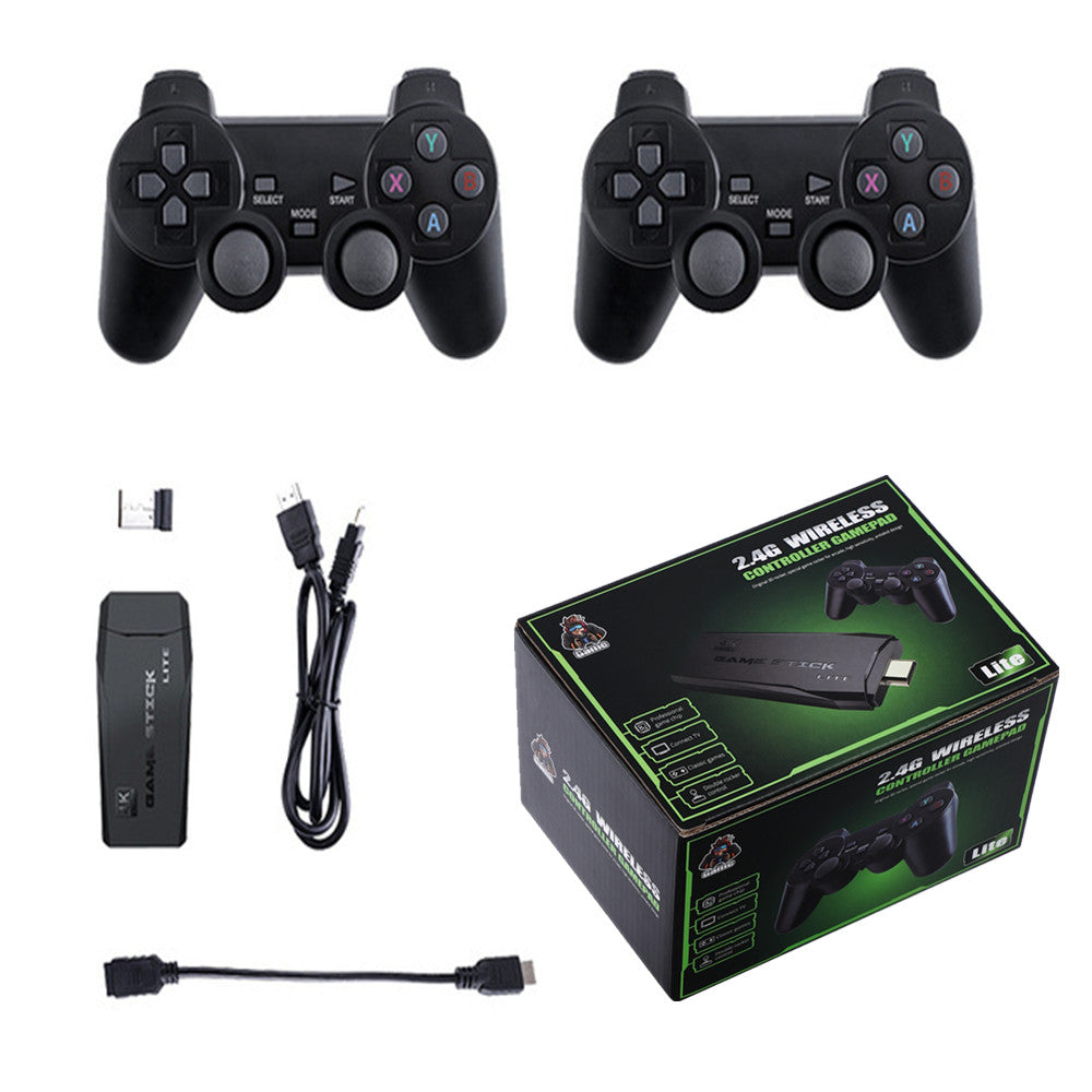 4K Retro Game Stick Console with 2 Wireless Controllers by HitMyNeed