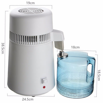 4L Electric Water Distiller Stainless Steel Purifier by HitMyNeed