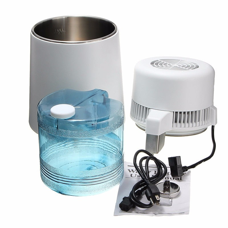 4L Electric Water Distiller Stainless Steel Purifier by HitMyNeed