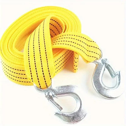 4M 5 Ton Heavy Duty Car Tow Rope with Hooks by HitMyNeed