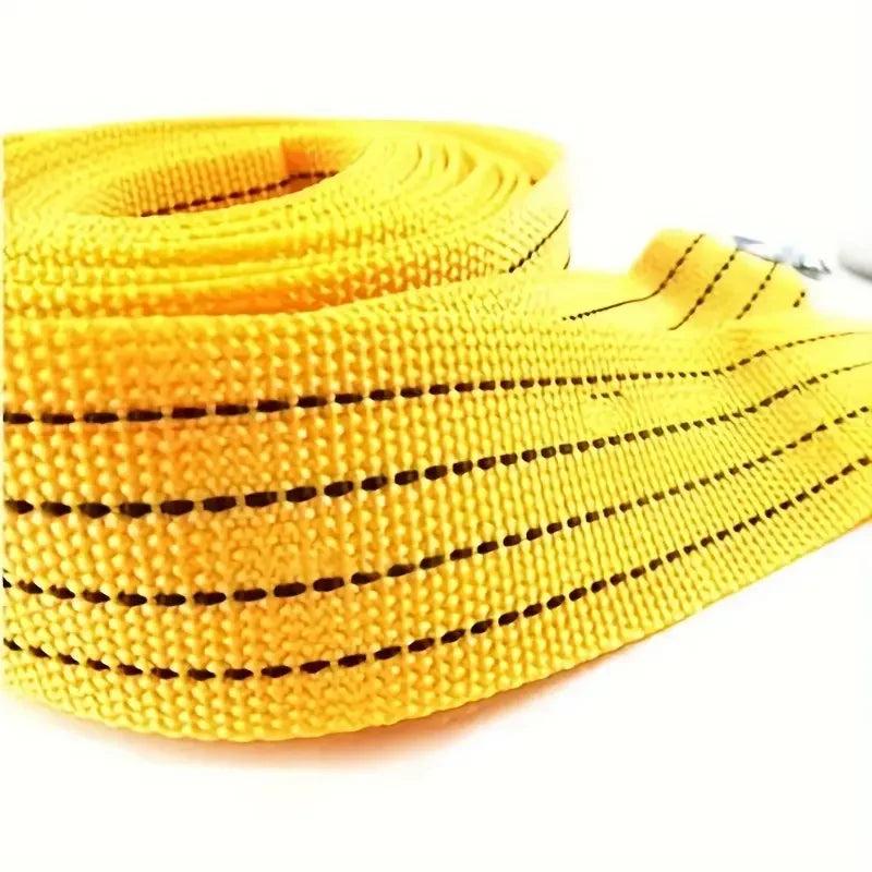 4M 5 Ton Heavy Duty Car Tow Rope with Hooks by HitMyNeed