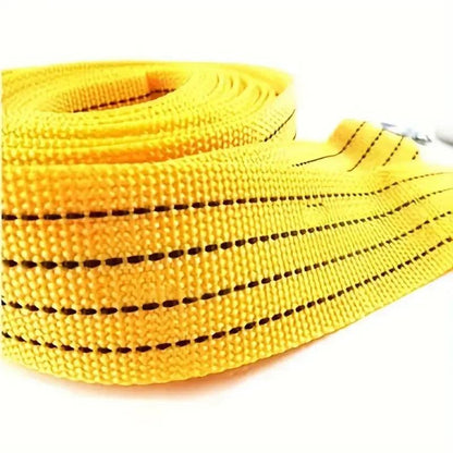 4M 5 Ton Heavy Duty Car Tow Rope with Hooks by HitMyNeed